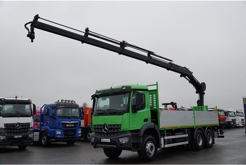 Mercedes-Benz AROCS 2636 / 6x4 / SKRZYNIOWY- 6,5 M / + HDS HIAB 4x wysów: 13 - Camion plateau, Camion grue: photos 3 Mercedes-Benz AROCS 2636 / 6x4 / SKRZYNIOWY- 6,5 M / + HDS HIAB 4x wysów: 13 - Camion plateau, Camion grue: photos 3