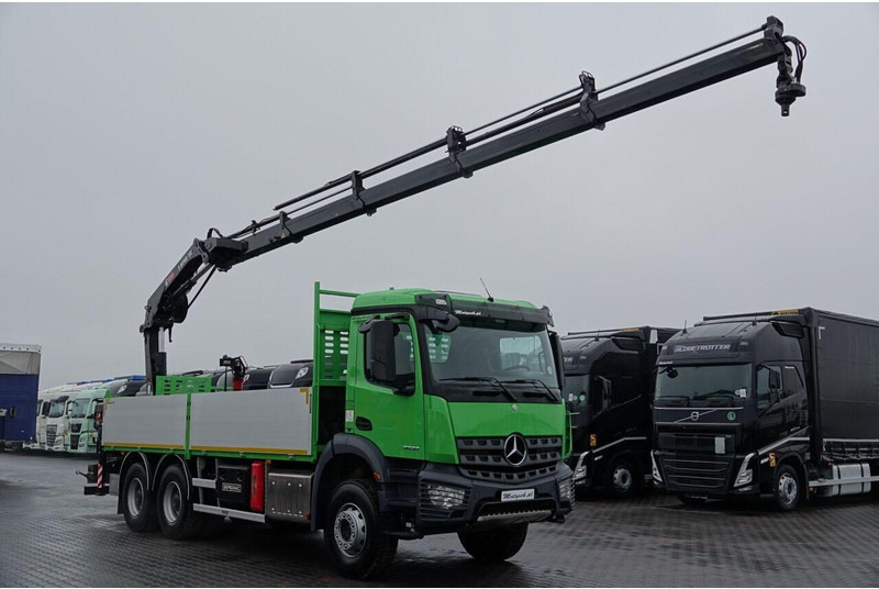 Mercedes-Benz AROCS 2636 / 6x4 / SKRZYNIOWY- 6,5 M / + HDS HIAB 4x wysów: 13 - Camion plateau, Camion grue: photos 1 Mercedes-Benz AROCS 2636 / 6x4 / SKRZYNIOWY- 6,5 M / + HDS HIAB 4x wysów: 13 - Camion plateau, Camion grue: photos 1