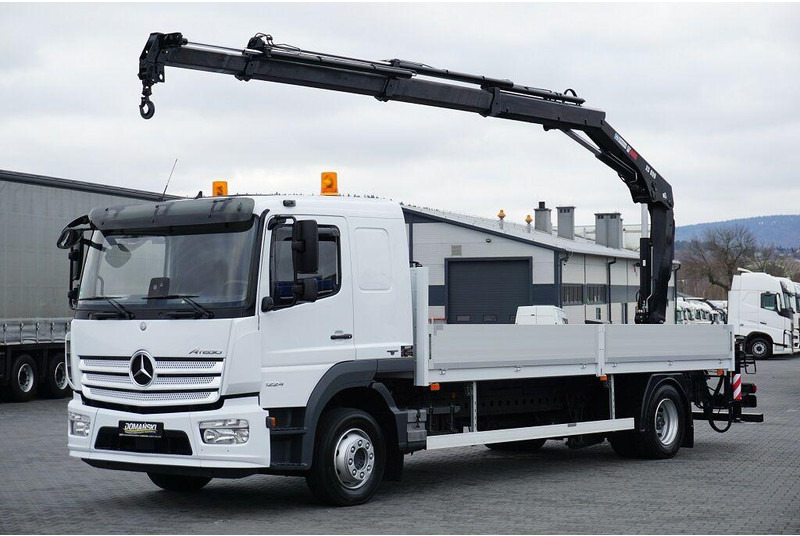 Mercedes-Benz ATEGO / 1224 / ACC / SKRZYNIOWY + HDS / HIAB 099 B - 3 DUO - Camion plateau, Camion grue: photos 2 Mercedes-Benz ATEGO / 1224 / ACC / SKRZYNIOWY + HDS / HIAB 099 B - 3 DUO - Camion plateau, Camion grue: photos 2