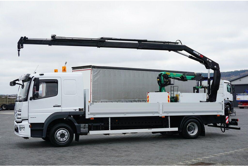 Mercedes-Benz ATEGO / 1224 / ACC / SKRZYNIOWY + HDS / HIAB 099 B - 3 DUO - Camion plateau, Camion grue: photos 3 Mercedes-Benz ATEGO / 1224 / ACC / SKRZYNIOWY + HDS / HIAB 099 B - 3 DUO - Camion plateau, Camion grue: photos 3
