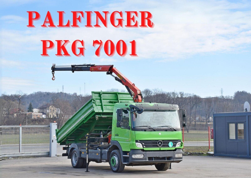 Mercedes-Benz ATEGO 1224 - Camion benne, Camion grue: photos 1 Mercedes-Benz ATEGO 1224 - Camion benne, Camion grue: photos 1