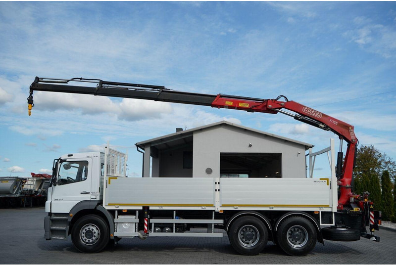 Mercedes-Benz / AXOR 2633 / 6X4 / SKRZYNIOWY - 6,55 M / MOCNA PODŁOGA / HDS FA - Camion plateau, Camion grue: photos 3 Mercedes-Benz / AXOR 2633 / 6X4 / SKRZYNIOWY - 6,55 M / MOCNA PODŁOGA / HDS FA - Camion plateau, Camion grue: photos 3