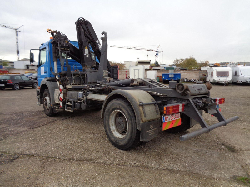 Mercedes-Benz Atego 1828 Hook lift truck + Crane Hiab 102 - Camion ampliroll, Camion grue: photos 4 Mercedes-Benz Atego 1828 Hook lift truck + Crane Hiab 102 - Camion ampliroll, Camion grue: photos 4