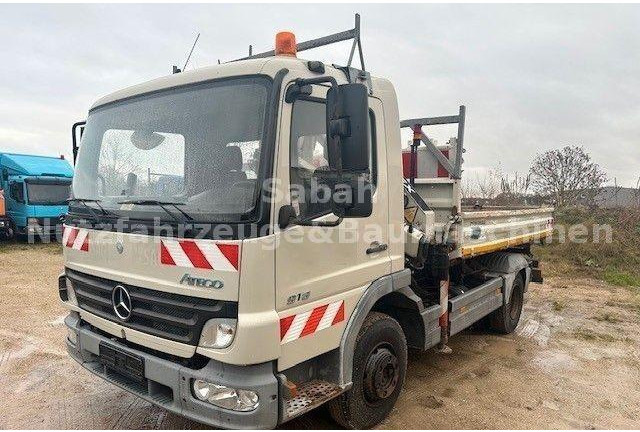Mercedes-Benz Atego 818 Tipper + Crane Atlas 65.2 - Camion benne, Camion grue: photos 2 Mercedes-Benz Atego 818 Tipper + Crane Atlas 65.2 - Camion benne, Camion grue: photos 2