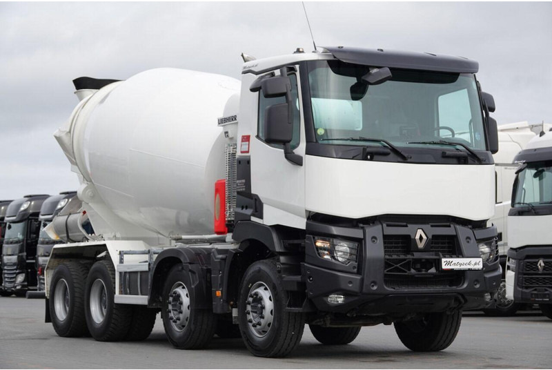 Renault C 380 / 8X4 / BETONOMIESZARKA / GRUSZKA / LIEBHERR 9 M3 / EURO 6 - Camion malaxeur: photos 5 Renault C 380 / 8X4 / BETONOMIESZARKA / GRUSZKA / LIEBHERR 9 M3 / EURO 6 - Camion malaxeur: photos 5
