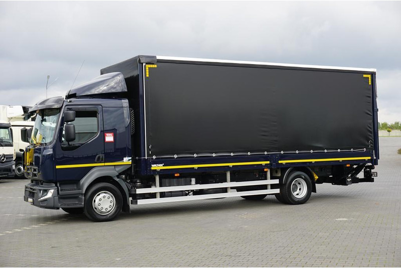 Renault D 16 / 280 / ACC / E 6 / BURTOFIRANKA + WINDA / ŁAD. 8 580 KG / - Camion à rideaux coulissants: photos 3 Renault D 16 / 280 / ACC / E 6 / BURTOFIRANKA + WINDA / ŁAD. 8 580 KG / - Camion à rideaux coulissants: photos 3