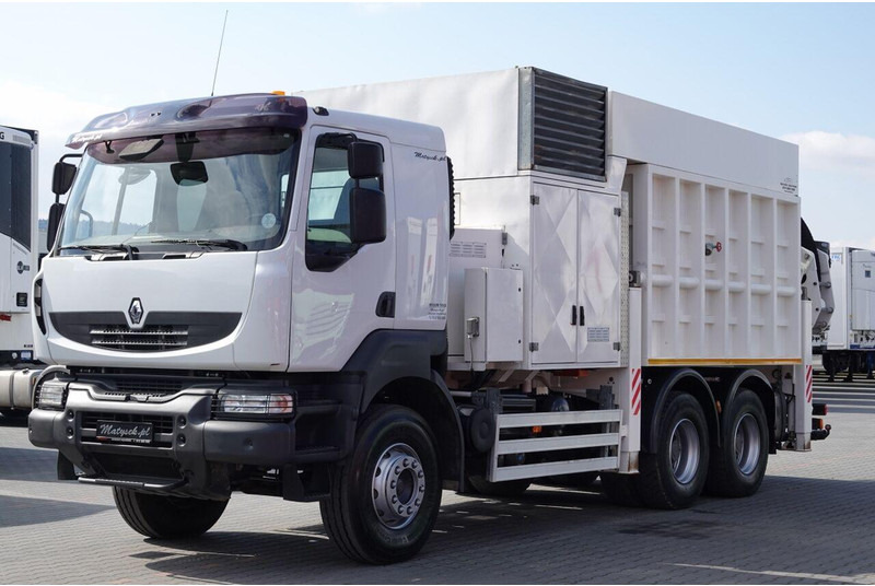 Renault KERAX 450 / 6x4 / MTS SAUGBAGGER 3A11T /ASENIZACYJNY / ŁADOWARKA - Camion hydrocureur: photos 2 Renault KERAX 450 / 6x4 / MTS SAUGBAGGER 3A11T /ASENIZACYJNY / ŁADOWARKA - Camion hydrocureur: photos 2