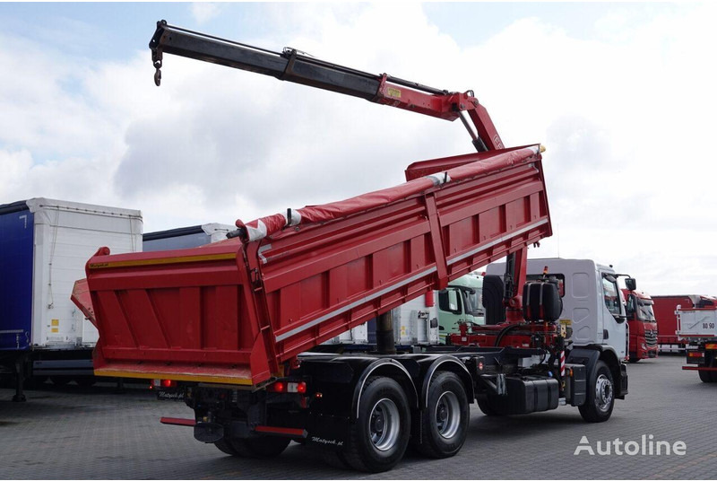 Renault LANDER 3 way tipper + crane FASSI 130 6x4 - Camion benne, Camion grue: photos 5 Renault LANDER 3 way tipper + crane FASSI 130 6x4 - Camion benne, Camion grue: photos 5