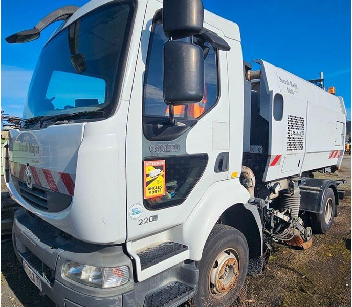 Renault MIDLUM 220 Dxi - Road sweeper truck - Balayeuse de voirie: photos 1 Renault MIDLUM 220 Dxi - Road sweeper truck - Balayeuse de voirie: photos 1