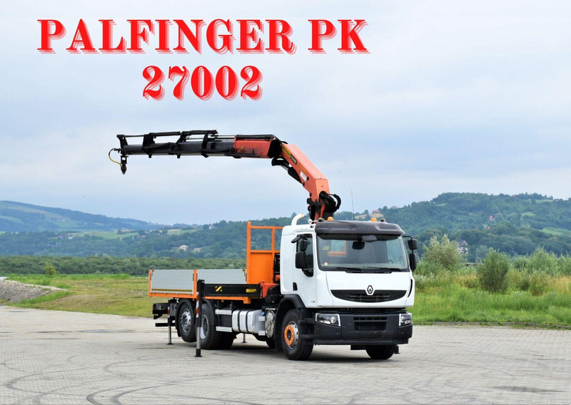 Renault PREMIUM 430 DXI* FUNK * TOPZUSTAND - Camion plateau, Camion grue: photos 1 Renault PREMIUM 430 DXI* FUNK * TOPZUSTAND - Camion plateau, Camion grue: photos 1