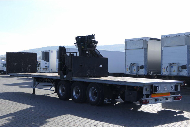 Samro NACZEPA PLATFORMA + HDS HIAB R 150 / DO BUDOWLANKI / PODŁOGA SZY - Semi-remorque plateau: photos 4 Samro NACZEPA PLATFORMA + HDS HIAB R 150 / DO BUDOWLANKI / PODŁOGA SZY - Semi-remorque plateau: photos 4