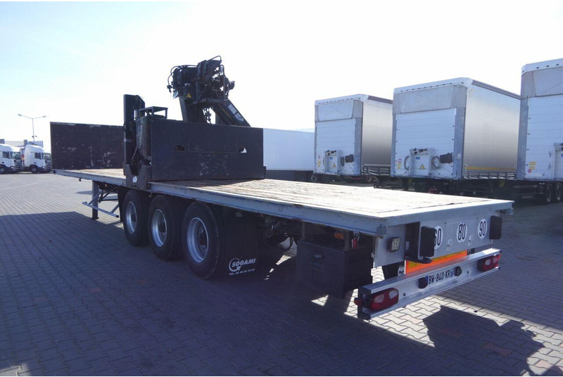 Samro NACZEPA PLATFORMA + HDS HIAB R 150 / DO BUDOWLANKI / PODŁOGA SZY - Semi-remorque plateau: photos 3 Samro NACZEPA PLATFORMA + HDS HIAB R 150 / DO BUDOWLANKI / PODŁOGA SZY - Semi-remorque plateau: photos 3