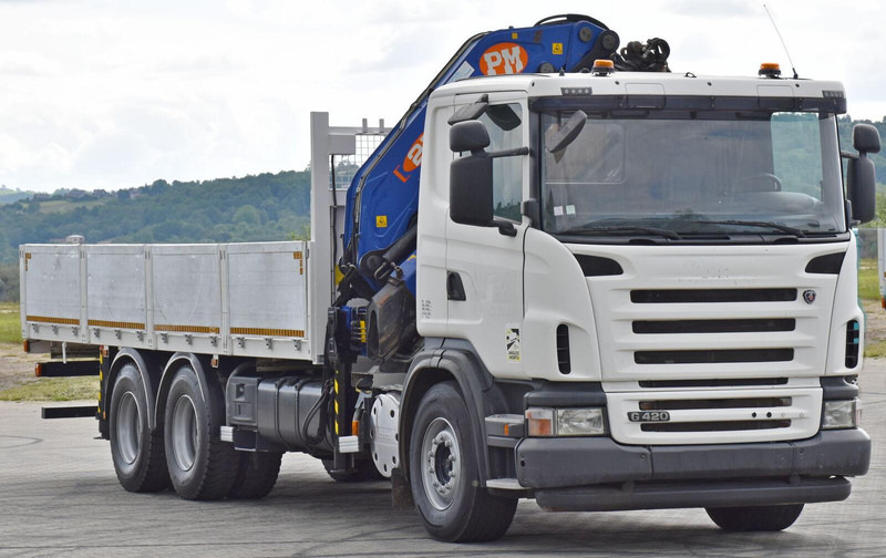 Scania G 420 - Camion plateau, Camion grue: photos 4 Scania G 420 - Camion plateau, Camion grue: photos 4