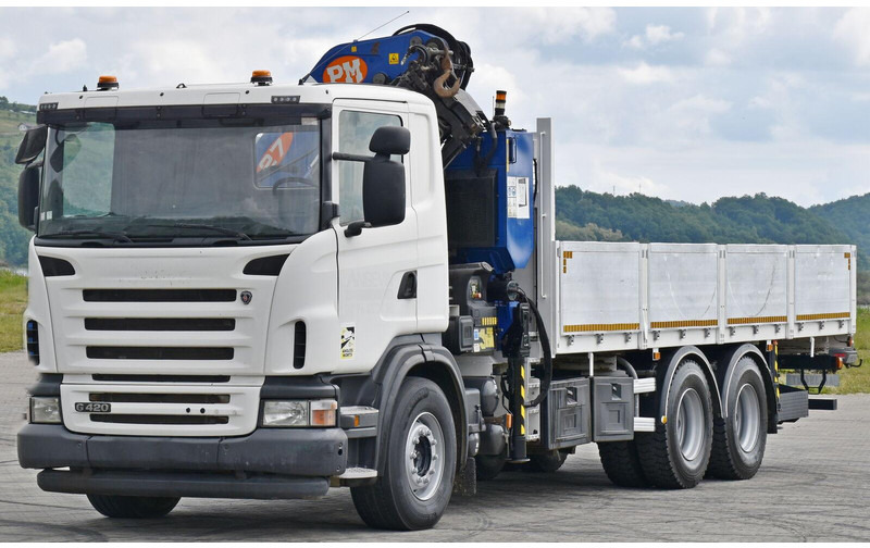 Scania G 420 - Camion plateau, Camion grue: photos 3 Scania G 420 - Camion plateau, Camion grue: photos 3