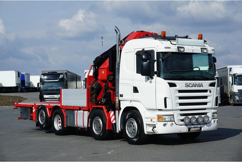 Scania G 480 / 8 X 2 / SKRZYNIOWY + HDS / HMF THOR - O K6 + JIB FJ 2000 - Camion plateau, Camion grue: photos 2 Scania G 480 / 8 X 2 / SKRZYNIOWY + HDS / HMF THOR - O K6 + JIB FJ 2000 - Camion plateau, Camion grue: photos 2