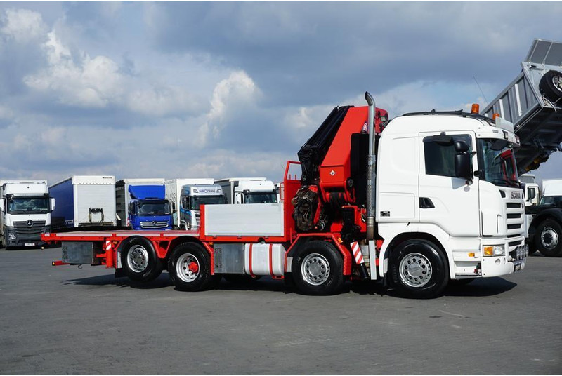 Scania G 480 / 8 X 2 / SKRZYNIOWY + HDS / HMF THOR - O K6 + JIB FJ 2000 - Camion plateau, Camion grue: photos 5 Scania G 480 / 8 X 2 / SKRZYNIOWY + HDS / HMF THOR - O K6 + JIB FJ 2000 - Camion plateau, Camion grue: photos 5