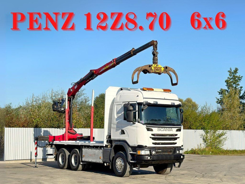 Scania G490 - Camion grumier, Camion grue: photos 1 Scania G490 - Camion grumier, Camion grue: photos 1