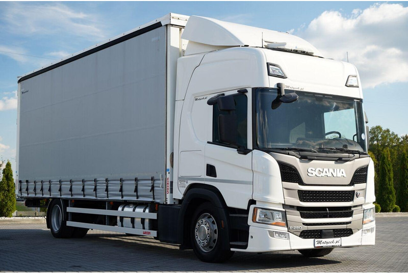 Scania P 280 / SOLÓWKA / 4X2 /  MEGA / I-PARK COOL / WECON / - Camion à rideaux coulissants: photos 1 Scania P 280 / SOLÓWKA / 4X2 /  MEGA / I-PARK COOL / WECON / - Camion à rideaux coulissants: photos 1