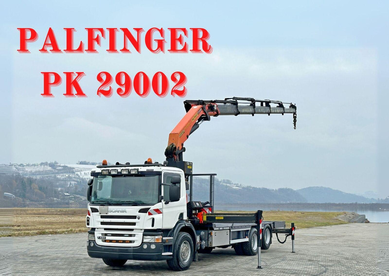 Scania P 420* PLATFORM 6,80m * PK 29002+FUNK * TOP - Camion plateau, Camion grue: photos 1 Scania P 420* PLATFORM 6,80m * PK 29002+FUNK * TOP - Camion plateau, Camion grue: photos 1