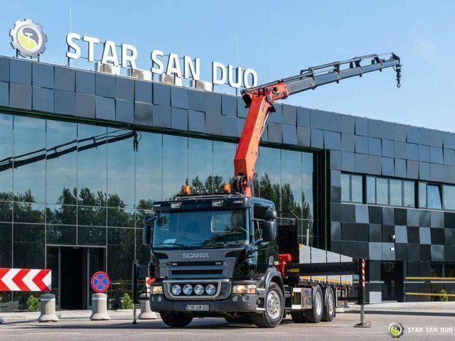 Scania P270 6x2 PALFINGER PK 20002 HDS Crane Rotator - Camion plateau, Camion grue: photos 1 Scania P270 6x2 PALFINGER PK 20002 HDS Crane Rotator - Camion plateau, Camion grue: photos 1