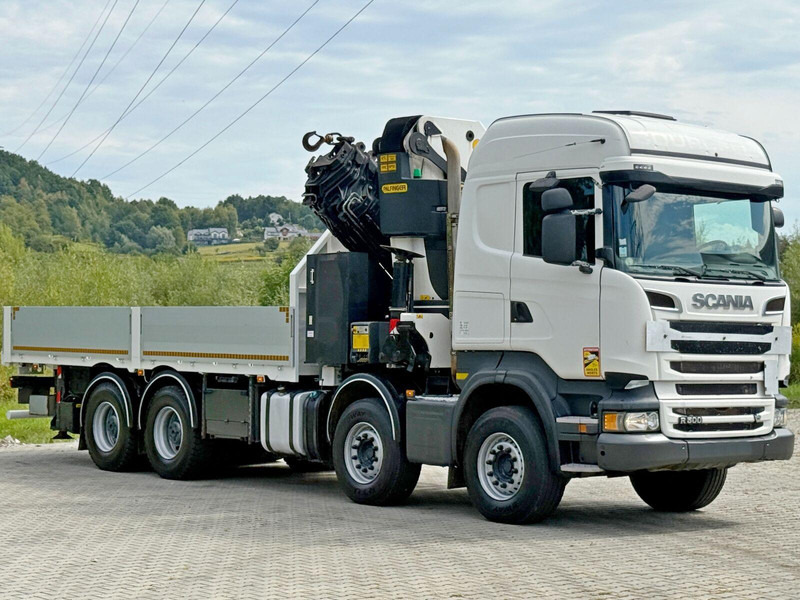Scania R 500 * PK 88002 - EH G + FUNK * 8x4 *TOPZUSTAND - Camion plateau, Camion grue: photos 3 Scania R 500 * PK 88002 - EH G + FUNK * 8x4 *TOPZUSTAND - Camion plateau, Camion grue: photos 3