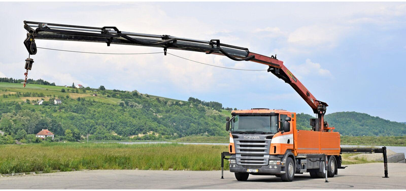 Scania R400 Pritsche 6,80m - Camion plateau, Camion grue: photos 1 Scania R400 Pritsche 6,80m - Camion plateau, Camion grue: photos 1