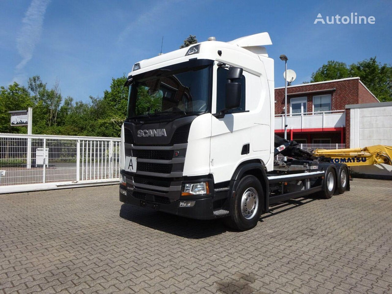 Scania R450 Hook lift truck 6x2 - Camion ampliroll: photos 1 Scania R450 Hook lift truck 6x2 - Camion ampliroll: photos 1