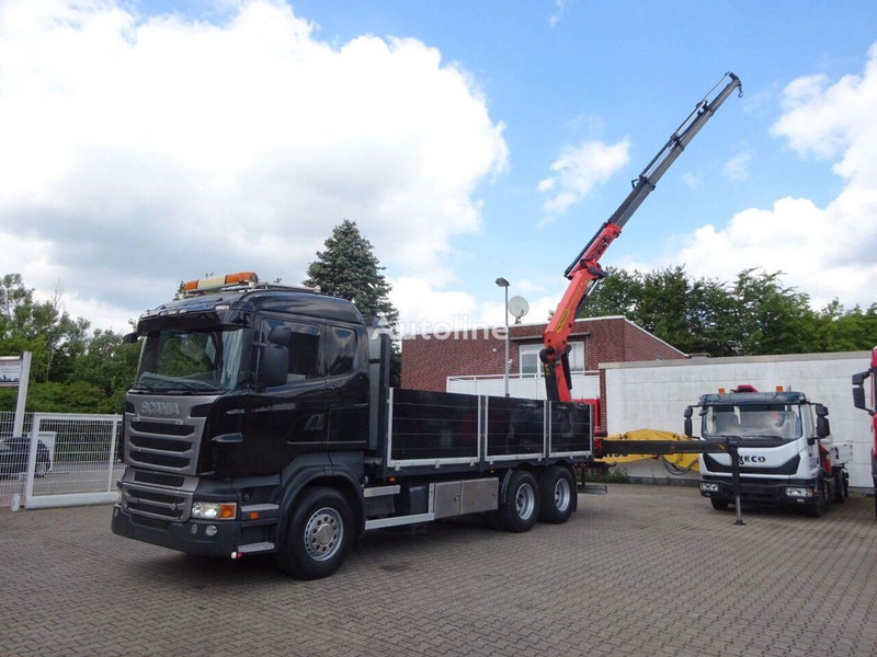 Scania R620 V8 6x2 Flatbed + Palfinger Crane PK 22002 EH - Camion plateau, Camion grue: photos 5 Scania R620 V8 6x2 Flatbed + Palfinger Crane PK 22002 EH - Camion plateau, Camion grue: photos 5