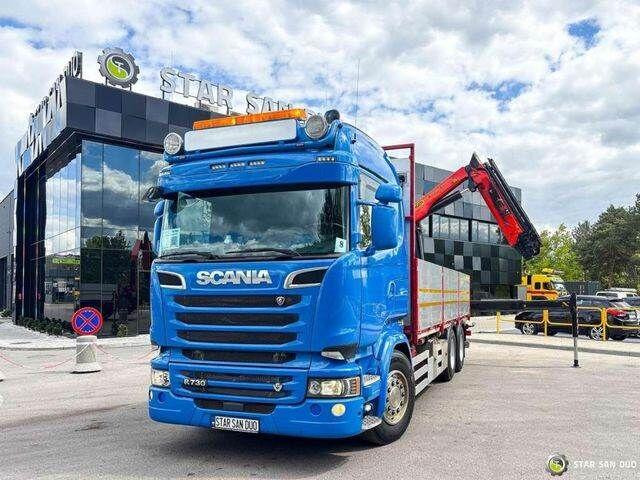 Scania R730 - Camion plateau, Camion grue: photos 2 Scania R730 - Camion plateau, Camion grue: photos 2