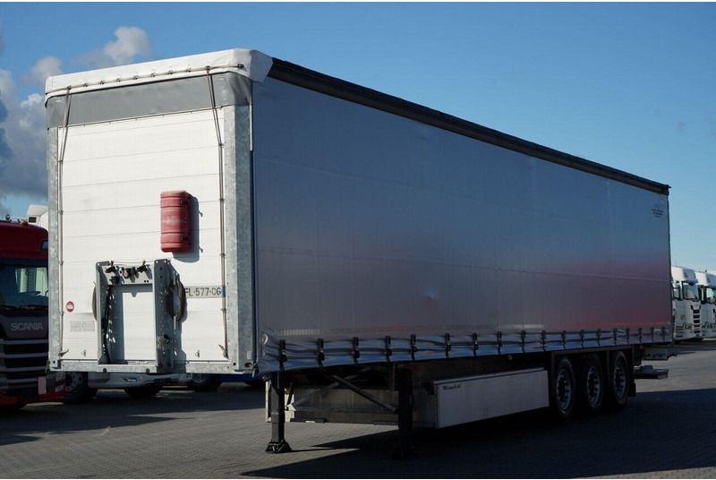 Schmitz Cargobull FIRANKA / WINDA ZAŁADOWCZA / 2x OŚ PODNOSZONA / KOSZ NA PALETY - Semi-remorque rideaux coulissants: photos 3 Schmitz Cargobull FIRANKA / WINDA ZAŁADOWCZA / 2x OŚ PODNOSZONA / KOSZ NA PALETY - Semi-remorque rideaux coulissants: photos 3