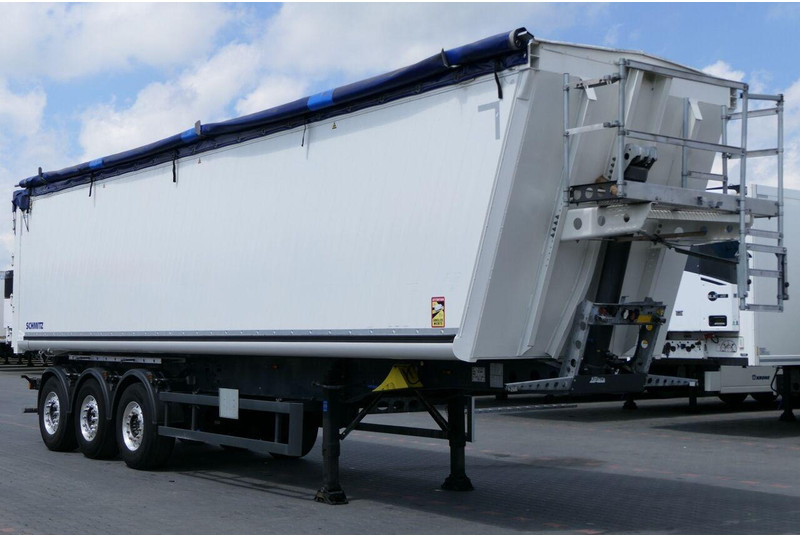 Schmitz Cargobull WYWROTKA 58 M3 / MULDA ALUMINIOWA / KLAPO-DRZWI / OŚ PODNOSZONA - Semi-remorque benne: photos 1 Schmitz Cargobull WYWROTKA 58 M3 / MULDA ALUMINIOWA / KLAPO-DRZWI / OŚ PODNOSZONA - Semi-remorque benne: photos 1