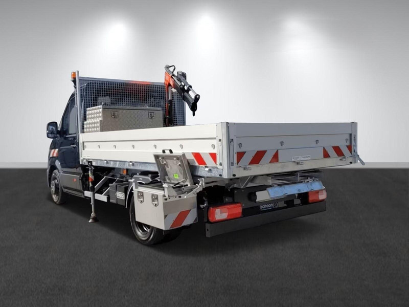 Volkswagen Crafter 50 - Flatbed truck + crane - Camion plateau, Camion grue: photos 3 Volkswagen Crafter 50 - Flatbed truck + crane - Camion plateau, Camion grue: photos 3