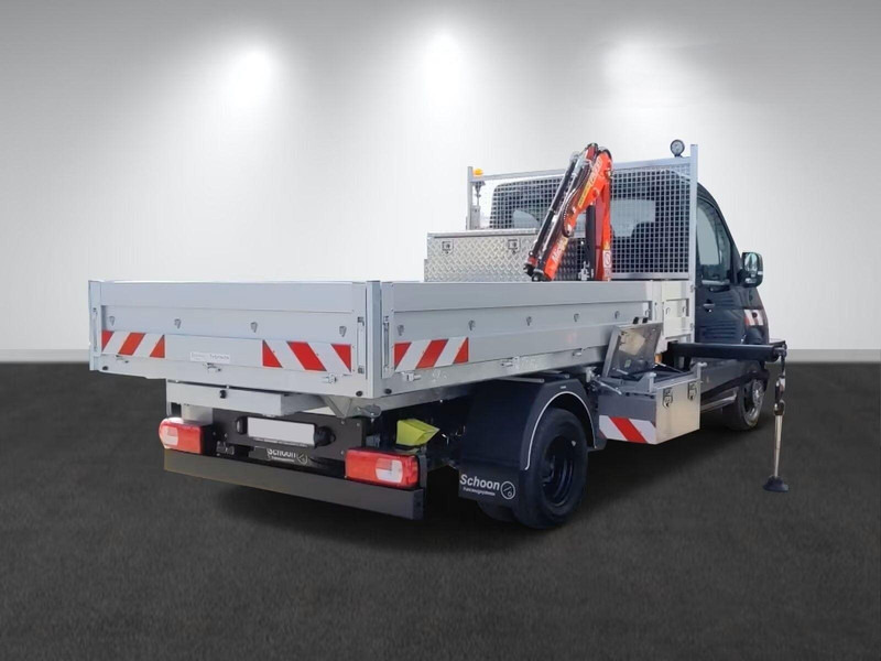Volkswagen Crafter 50 - Flatbed truck + crane - Camion plateau, Camion grue: photos 2 Volkswagen Crafter 50 - Flatbed truck + crane - Camion plateau, Camion grue: photos 2