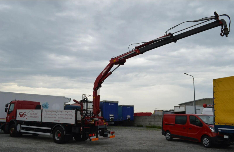 Camion plateau, Camion grue Volvo FE 18.320 FLATBED CRANE: photos 19