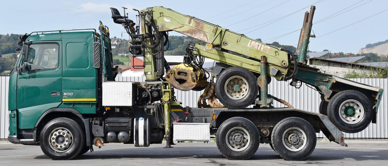 Volvo FH 500 * LOGLIFT F251 S80A + Anhänger /6x4 - Camion grumier, Camion grue: photos 3 Volvo FH 500 * LOGLIFT F251 S80A + Anhänger /6x4 - Camion grumier, Camion grue: photos 3