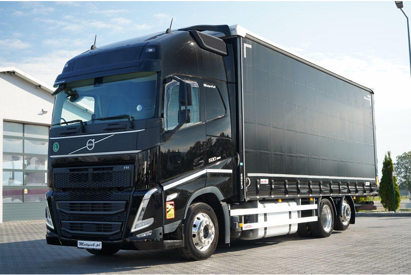 Volvo FH 500 / MEGA / ZESTAW TANDEM PRZEJAZDOWY 120 M3 / 2024 / I-PARK - Camion à rideaux coulissants: photos 1 Volvo FH 500 / MEGA / ZESTAW TANDEM PRZEJAZDOWY 120 M3 / 2024 / I-PARK - Camion à rideaux coulissants: photos 1