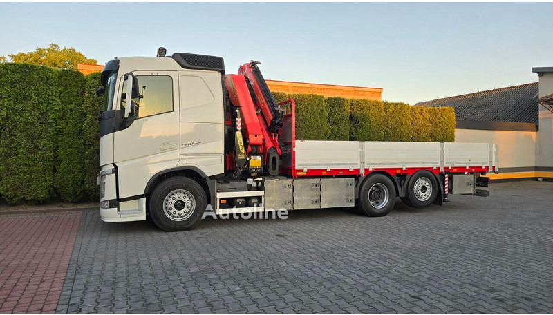 Volvo FH 540 - Flatbed+crane 6x2 - Camion plateau, Camion grue: photos 3 Volvo FH 540 - Flatbed+crane 6x2 - Camion plateau, Camion grue: photos 3