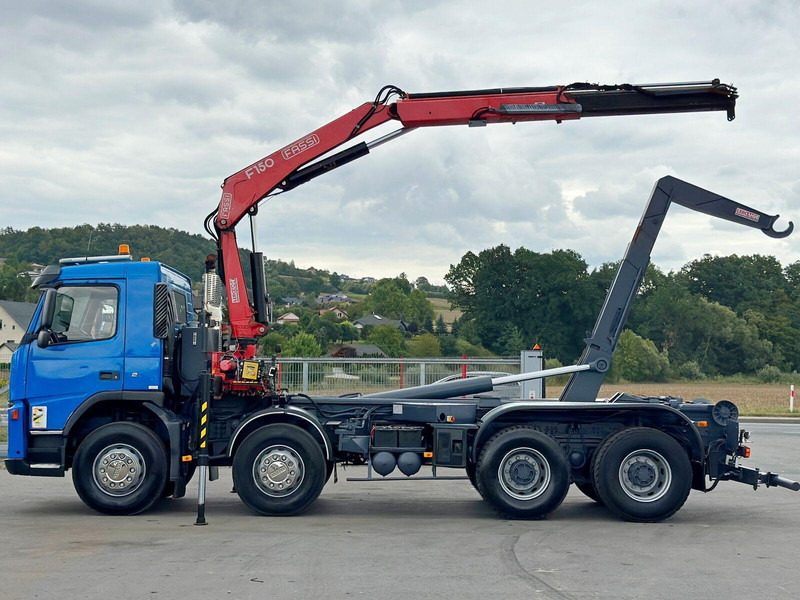 Volvo FM 12.420 * FASSI F150A.21 * 8x4 * TOP - Camion ampliroll, Camion grue: photos 5 Volvo FM 12.420 * FASSI F150A.21 * 8x4 * TOP - Camion ampliroll, Camion grue: photos 5