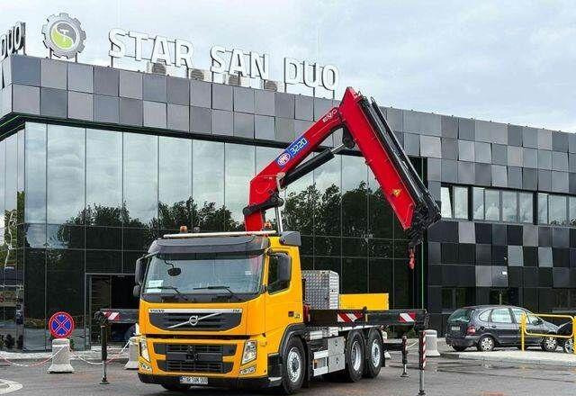 Volvo FM 460 6x4x4 HMF 3220 Crane HDS - Camion plateau, Camion grue: photos 3 Volvo FM 460 6x4x4 HMF 3220 Crane HDS - Camion plateau, Camion grue: photos 3