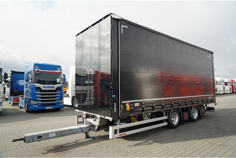 Wecon PRZYCZEPA - 7,7 M / TANDEM / PRZEJAZDOWA / OŚ PODNOSZONA / SAF - Remorque rideaux coulissants: photos 1 Wecon PRZYCZEPA - 7,7 M / TANDEM / PRZEJAZDOWA / OŚ PODNOSZONA / SAF - Remorque rideaux coulissants: photos 1