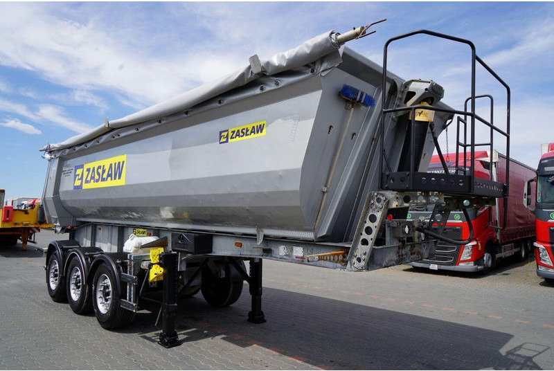 Semi-remorque benne ZASŁAW WYWROTKA 26 m3 / STALOWA / HP / OŚ PODNOSZONA / RYNNA / 2017: photos 8 Semi-remorque benne ZASŁAW WYWROTKA 26 m3 / STALOWA / HP / OŚ PODNOSZONA / RYNNA / 2017: photos 8