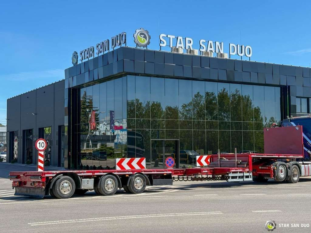 Semi-remorque surbaissé HRD Semitrailer Low Loader NRD NTS 3 Axle Tieflader: photos 12 Semi-remorque surbaissé HRD Semitrailer Low Loader NRD NTS 3 Axle Tieflader: photos 12