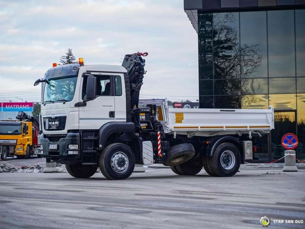 MAN TGS 18.360 4x4 HIAB 144 E-4 Crane Kipper MAN TGS 18.360 4x4 HIAB 144 E-4 Crane Kipper - Camion benne: photos 5 MAN TGS 18.360 4x4 HIAB 144 E-4 Crane Kipper MAN TGS 18.360 4x4 HIAB 144 E-4 Crane Kipper - Camion benne: photos 5