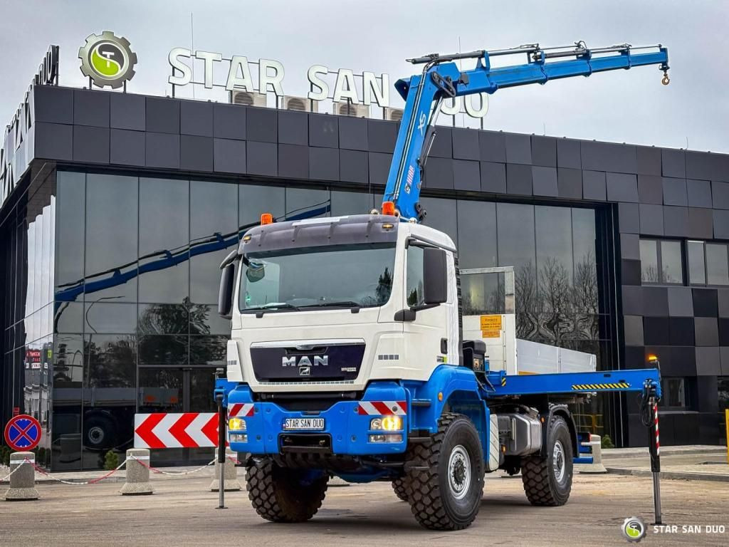 MAN TGS 18.440 4x4 HIAB 166 E-4 CRANE KRAN - Camion grue, Camion plateau: photos 1 MAN TGS 18.440 4x4 HIAB 166 E-4 CRANE KRAN - Camion grue, Camion plateau: photos 1