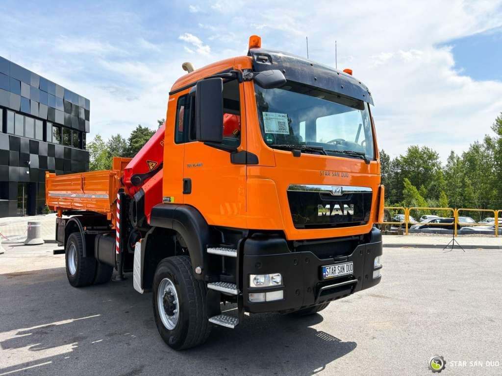 MAN TGS 18.480 4x4 PALFINGER PK 22002 Crane Kipper - Camion benne: photos 5 MAN TGS 18.480 4x4 PALFINGER PK 22002 Crane Kipper - Camion benne: photos 5