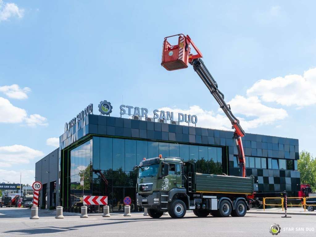 MAN TGS 35.480 PALFINGER PK 20002 HDS Grapple Tippe - Camion benne: photos 5 MAN TGS 35.480 PALFINGER PK 20002 HDS Grapple Tippe - Camion benne: photos 5