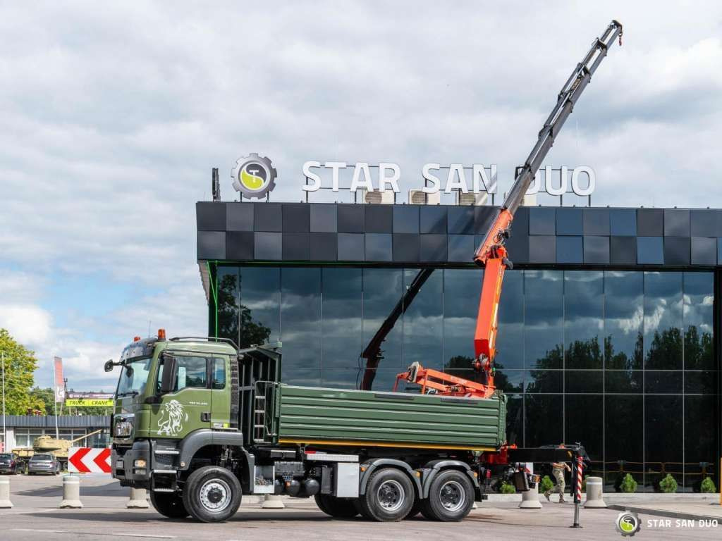 MAN TGS 35.480 PALFINGER PK 20002 HDS Grapple Tippe - Camion benne: photos 3 MAN TGS 35.480 PALFINGER PK 20002 HDS Grapple Tippe - Camion benne: photos 3