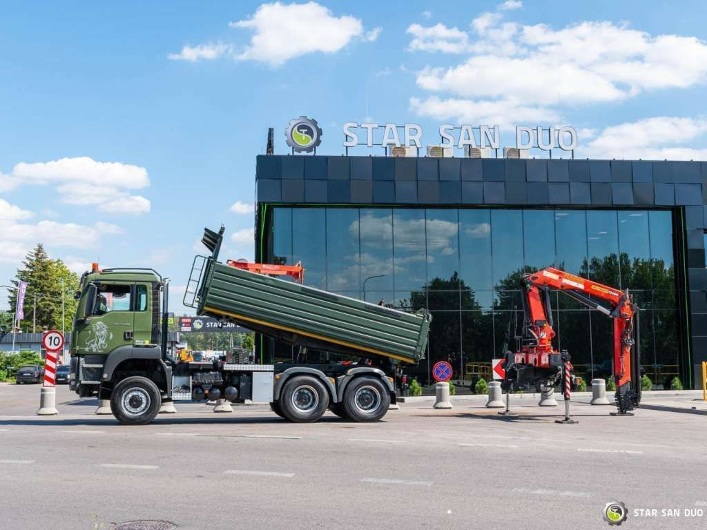 MAN TGS 35.480 PALFINGER PK 20002 HDS Grapple Tippe - Camion benne: photos 4 MAN TGS 35.480 PALFINGER PK 20002 HDS Grapple Tippe - Camion benne: photos 4