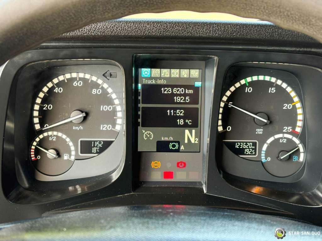 Camion benne Mercedes-Benz AROCS 3345 6x6 HMF 3220 Winch Crane Tipper: photos 27 Camion benne Mercedes-Benz AROCS 3345 6x6 HMF 3220 Winch Crane Tipper: photos 27