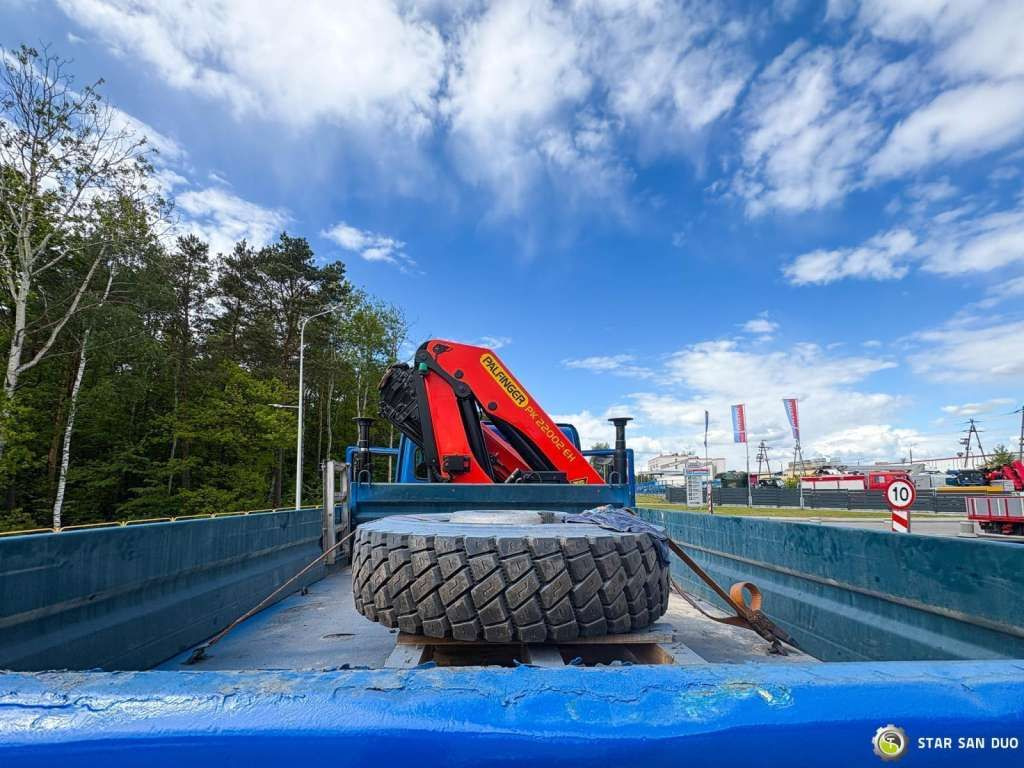 Camion grue Mercedes-Benz  AXOR 1833 4x4 Palfinger PK 22002 EH Crane Winch: photos 25